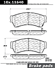 2006 Ford Fusion - Front C-Tek Series Ceramic Brake Pad Set