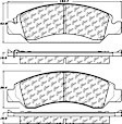 2011 GMC Sierra 1500 - Front Ceramic Brake Pad Set, C-Tek Series