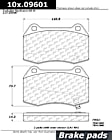 2006 Nissan Sentra - Front Semi-metallic Brake Pad Set, 2.5L 4Cyl, Brembo Front Calipers, Posi-Quiet Series