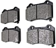 2014 Dodge Charger - Rear Semi-Metallic Brake Pad Set, Posi-Quiet Series