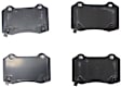 2014 Dodge Charger - Rear Semi-Metallic Brake Pad Set, Posi-Quiet Series