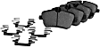 2009 BMW 328i xDrive - Rear Semi-metallic Brake Pad Set, Posi-Quiet Series