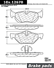 2009 BMW 328i xDrive - Rear Semi-metallic Brake Pad Set, Posi-Quiet Series