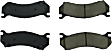 2005 GMC Sierra 1500 - Front Ceramic Brake Pad Set, Extended Cab Pickup,  With Rear Disc Brake, Posi-Quiet Series