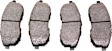 2005 Nissan Altima - Front Ceramic Brake Pad Set, Posi-Quiet Series