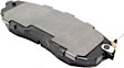 2005 Nissan Altima - Front Ceramic Brake Pad Set, Posi-Quiet Series