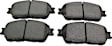 2007 Toyota Solara - Front Ceramic Brake Pad Set, Posi-Quiet Series