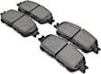 2007 Toyota Solara - Front Ceramic Brake Pad Set, Posi-Quiet Series