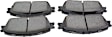 2007 Toyota Solara - Front Ceramic Brake Pad Set, Posi-Quiet Series