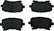 2004 Audi RS6 - Rear Ceramic Brake Pad Set, Posi-Quiet Series