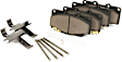 2009 Acura TL - Front Ceramic Brake Pad Set, Posi-Quiet Series