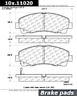 2009 Acura TL - Front Ceramic Brake Pad Set, Posi-Quiet Series