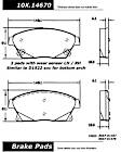 2014 Chevrolet Cruze - Front Ceramic Brake Pad Set, 2.0L 4Cyl, DIESEL, Posi-Quiet Series