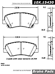 2013-2017 Hyundai Elantra - Front Posi-Quiet Series Ceramic Brake Pad Set
