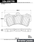 2010 Audi Q7 - Front Ceramic Brake Pad Set, Posi-Quiet Series