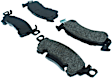 Front Posi-Quiet Extended Wear Series Semi-metallic Brake Pad Set
