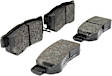 2008 Hyundai Elantra - Rear Semi-metallic Brake Pad Set, With Rear Disc Brake, Posi-Quiet Extended Wear Series