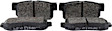 2008 Hyundai Elantra - Rear Semi-metallic Brake Pad Set, With Rear Disc Brake, Posi-Quiet Extended Wear Series