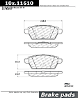 2007 Ford Fusion - Rear Semi-Metallic Brake Pad Set, Posi-Quiet Extended Wear Series