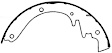 1970 Jeep Commando - Front or Rear Brake Shoe Set, Standard Duty, Premium Series