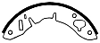 111.0216 Brake Shoe Set, Premium Series