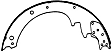 Rear Brake Shoe Set, Premium Series
