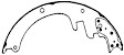 Rear Brake Shoe Set, Premium Series