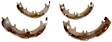 2009 Toyota Highlander - Parking Brake Shoe, 2-Wheel Set