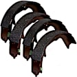 2007 Acura RDX - Parking Brake Shoe, 2-Wheel Set - Rear