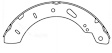2018 Ford Focus - Brake Shoe Set, With Rear Drum