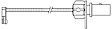 116.74001 Front, Driver or Passenger Side Brake Pad Sensor