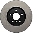 120.42080 Front, Driver or Passenger Side Brake Disc, Plain Surface, Vented, 5 Lugs, 320.04 mm, Premium Series