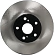 2006 Toyota Corolla - Front, Driver or Passenger Side Brake Disc, Natural Finish, Plain Surface, Vented, 5 Lugs, 275.08 mm, 1.8L 4Cyl, Premium Series
