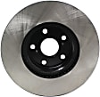 2006 Toyota Corolla - Front, Driver or Passenger Side Brake Disc, Natural Finish, Plain Surface, Vented, 5 Lugs, 275.08 mm, 1.8L 4Cyl, Premium Series