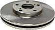 2002 Toyota Sienna - Front, Driver or Passenger Side Brake Disc, Plain Surface, Vented, 5 Lugs, 275.08 mm, 3.0L 6Cyl, Standard Series