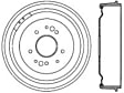 1961 Chevrolet Parkwood - Rear Brake Drum, 12.36 in. Diameter