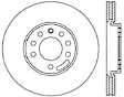 2000 Saturn LS2 - Front, Driver or Passenger Side Brake Disc, Plain Surface, Premium High Carbon Alloy 125 Series