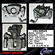 1991 Acura Integra - Rear, Passenger Side Brake Caliper, Hatchback, FWD, Semi-loaded Series