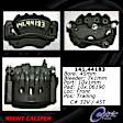 141.44183 Brake Caliper, Remanufactured, Semi-loaded (Caliper & Hardware) Type, Sold Individually, Includes bracket