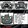 2015-2021 Toyota Yaris - Brake Caliper, Remanufactured, Semi-loaded (Caliper & Hardware) Type, Sold Individually, Includes bracket