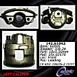Brake Caliper, Remanufactured, Semi-loaded (Caliper & Hardware) Type, Sold Individually, No Bracket Required