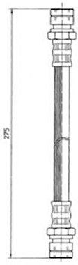 1955 Volkswagen Beetle - Rear Brake Line