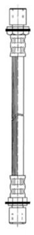 150.44304 Clutch Hose - Direct Fit, Sold individually