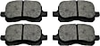 2001 Toyota Corolla - Front Semi-Metallic Brake Pad Set, Premium Series