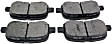 2001 Toyota Corolla - Front Semi-Metallic Brake Pad Set, Premium Series