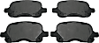 2001 Toyota Corolla - Front Semi-Metallic Brake Pad Set, Premium Series