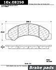 2018 Isuzu NPR - Semi-Metallic Brake Pad Set, GAS, Front Disc Brakes, Premium Series