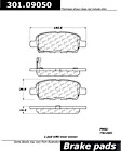 2013 Nissan Altima - Rear Ceramic Brake Pad Set, Premium Series