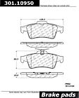 2017 Ford C-Max - Rear Ceramic Brake Pad Set, Premium Series