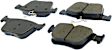 2015 Audi S3 - Rear Ceramic Brake Pad Set, Premium Series